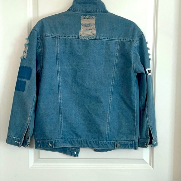 Aieryiyi - Blackhole Distressed‎ Denim Jacket - Picture 4 of 7